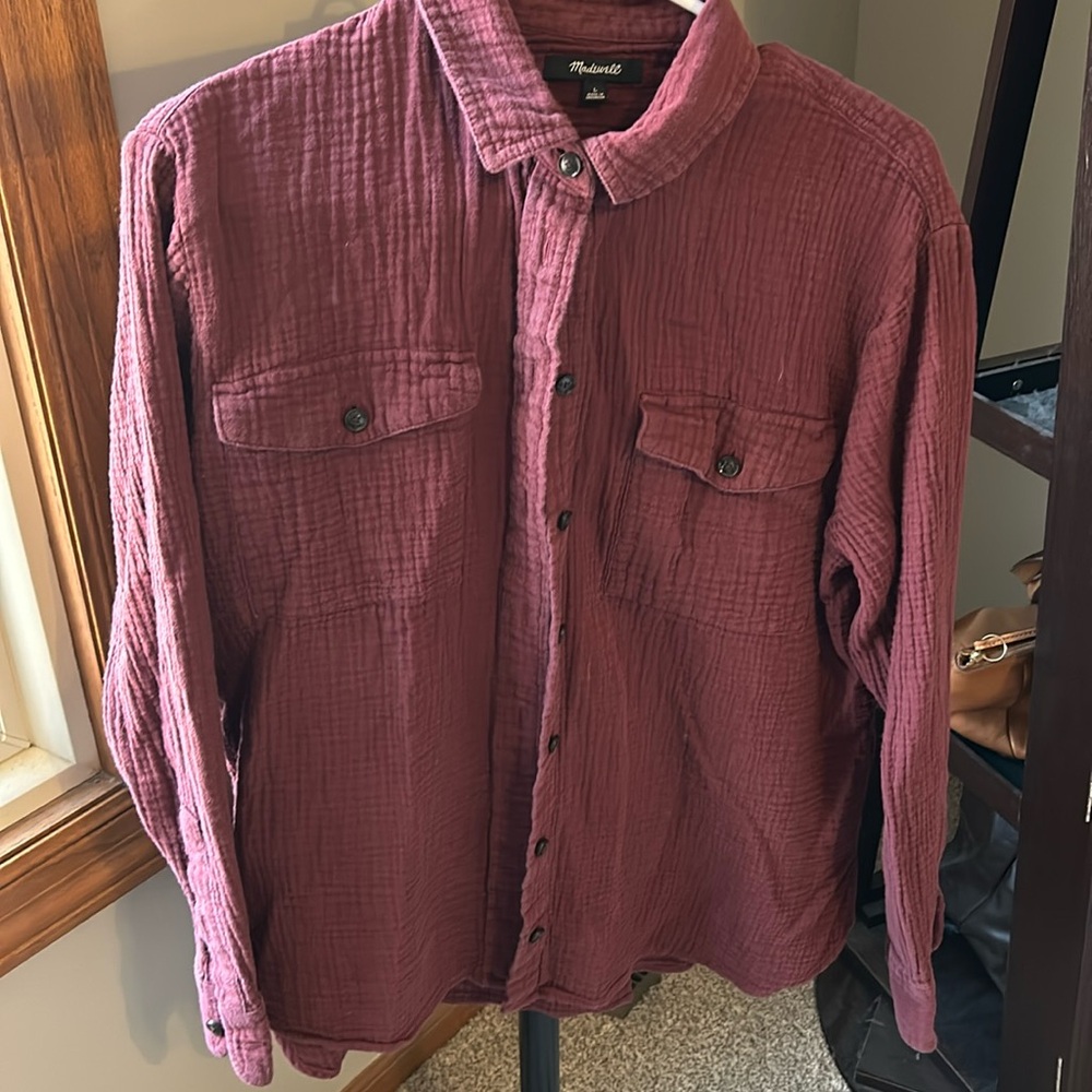 Madewell Gauze button down